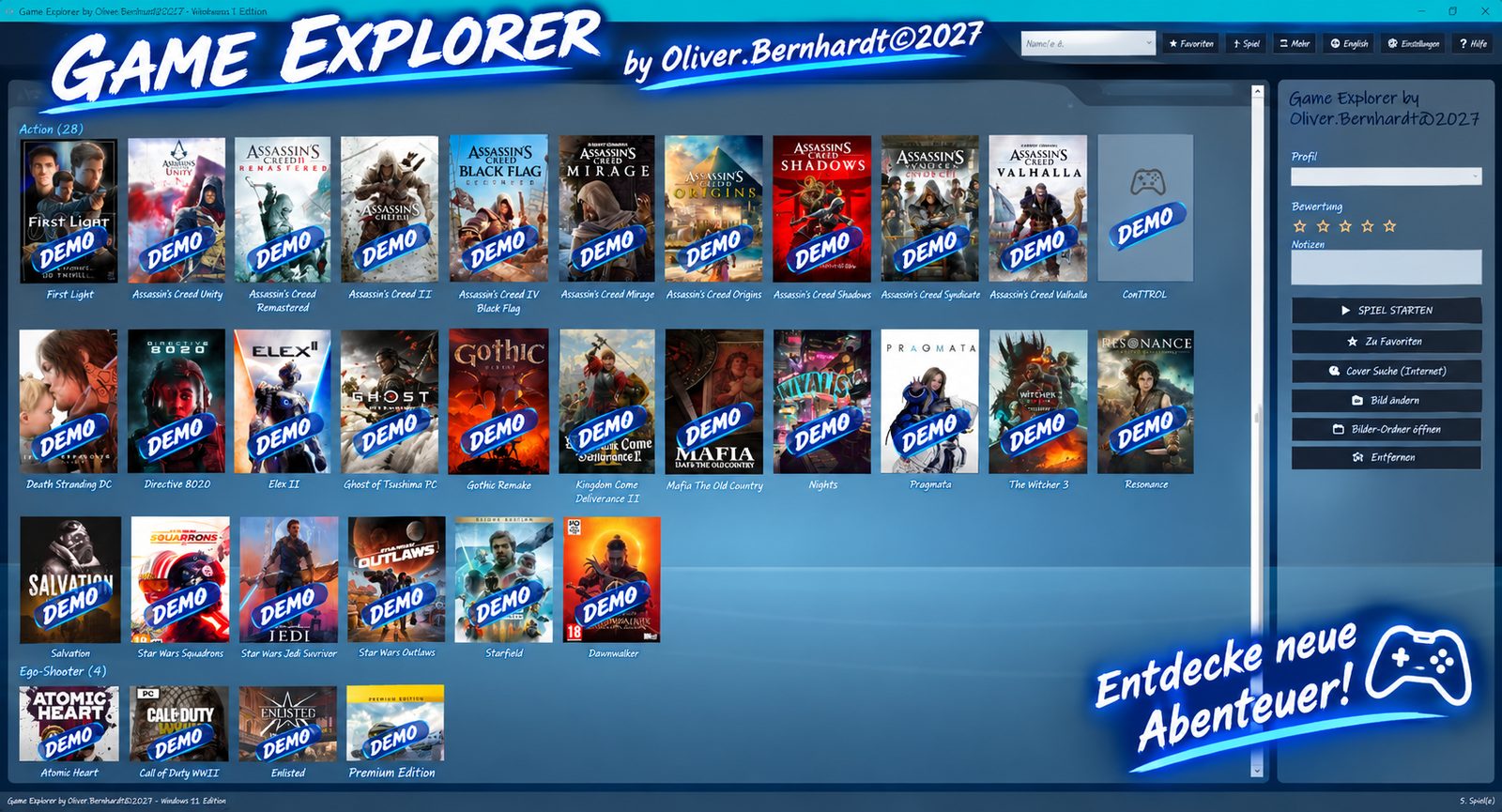 Game Explorer